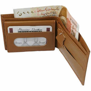 กระเป๋าสตางค์หนัง PU แท้แฟชั่นใหม่สำหรับผู้ชายน้ำหนักเบาดีไซน์สั้นพร้อมฝาพับ - Product Image 4