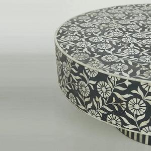 Última mesa de centro con incrustaciones de hueso con muebles de incrustaciones de hueso de estilo floral a precio muy barato por F S International - Product Image 2