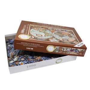 Rompecabezas de Mapa Mundial Histórico de 1000 Piezas Aimee Stewart, Juguete Educativo Personalizado, Diseño de Juego de Rompecabezas con Muestra Gratuita - Product Image 4