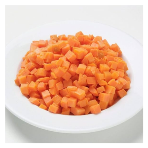 Zanahoria congelada IQF Premium de Vietnam lista para exportar rodajas de zanahoria congeladas limpias y uniformes ideales para la preparación de alimentos a granel - Product Image 1