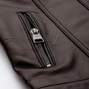 Custom Stand Collar Women <b>Leather</b> <b>Jacket</b> Plus Size <b>Leather</b> <b>Jacket</b> Outdoor Use <b>Genuine</b> <b>Leather</b> <b>Jacket</b> - Product Image 6