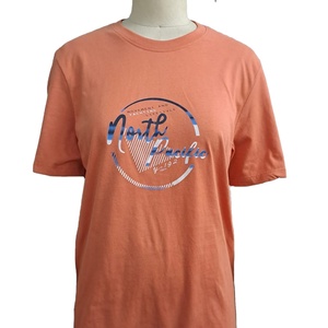 Débardeurs en coton pour femmes, couleur unie, imprimé, vêtements décontractés, manches courtes, teinture unie, respirant, lavage en machine, cordon de serrage, OEM personnalisé - Product Image 1