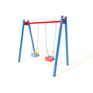 Columpio Doble Clásico Modelo SLC400N con Asientos Estándar para Uso Educativo en Jardines - Product Image 2