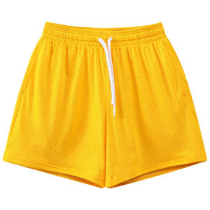 Sublimación Plain 100% Poliéster Casual Street Wear Sets Deportes Short Gym Custom Mesh Men's Shorts Doble capa de secado rápido - Product Image 1