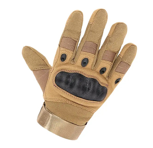 Gants de travail tactiques anti-vibrations pour mécaniciens, en cuir véritable respirant, protection UV, design à doigts complets, pour l'extérieur - Product Image 6