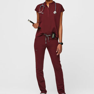 Scrub Suits Stretchable Breathable <b>Women</b> <b>Jogger</b> Nursing Scrubs Uniforms Polyester Spandex Hospital Scrubs Uniforms <b>Sets</b> - Product Image 1
