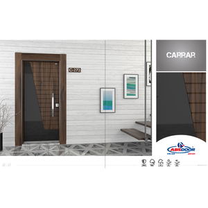 Puerta de Seguridad de Acero ABSDOOR CARRAR, Hecha a Mano, Acabado Interior Manual, Entrada para Apartamentos, Villas, Hoteles, Turquía - Product Image 2