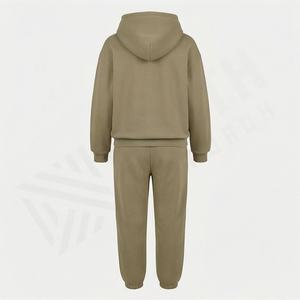 Trajes Deportivos de Invierno para Mujer, Estilo Vintage, con Capucha, Peso Medio, 100% Algodón, para Gimnasio, Atletismo, Correr, Trotar, Venta al Por Mayor, Marca Privada - Product Image 2