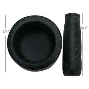 Mármol Natural Imam Dasta Pulido Acabado Mortero Molinillo de especias Diseño manual Utensilios de cocina Decoración para comida picante - Product Image 4