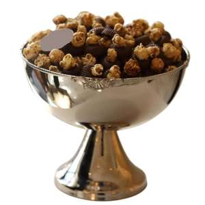 Moderno y Lujoso Tazón de Chocolate Plateado en Metal Hecho a Mano, Tazón para Mesa de Fiesta, Apto para Lavavajillas, Ecológico y Duradero - Product Image 4