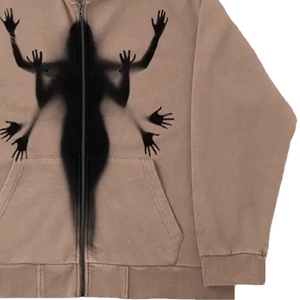 Novedad, Sudadera con Capucha Personalizada para Hombre, 100% Algodón Térmico, Transpirable, con Logotipo Impreso Personalizado, Precio Bajo, Estilo Clásico de Primavera - Product Image 4