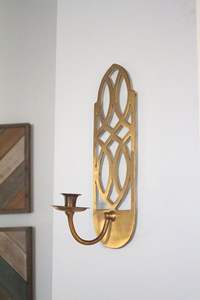 Contemporary Iron Candle Sconces <b>Wall</b> Mounted Indoor <b>Bedroom</b> Livingroom Home Lighting Sleek Chic Modern Accent - Product Image 3