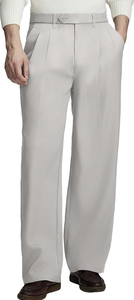 Pantalones de Vestir Casuales de Pierna Ancha con Pliegues para Hombre, Estilo Vintage, Corte Holgado, Venta al por Mayor - Product Image 3