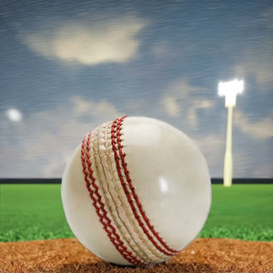 Balle dure de cricket blanche haute performance pour enfants Logos et tailles personnalisés en cuir - Product Image 5