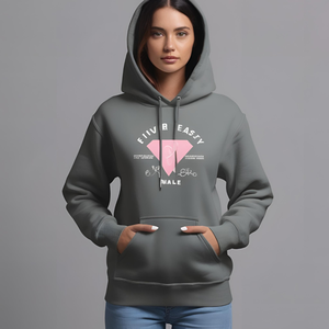 เสื้อฮู้ดสวมหัวสำหรับผู้หญิงมีลายปักโลโก้หลากสีพิมพ์ดิจิตอลสำหรับฤดูหนาวแบบรูดซิป - Product Image 2