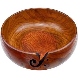 Best Selling Customize Handmade Wooden Yarn Bowl <b>Wool</b> Bowl Yarn <b>Holder</b> Wooden Bowl for <b>Knitting</b> from Indian Exporter - Product Image 6