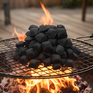 Natural Coconut Shell Machine-Made Charcoal Briquettes Pillow Shape Industrial BBQ Smokeless Eco-Friendly <b>Long</b> Lasting High - Product Image 6