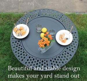 Modern Solid Construction India Iron <b>Fire</b> Pit Natural <b>Gas</b> <b>Portable</b> Outdoor Warmth Garden Decoration Patio Use up to 9999 BTU - Product Image 2