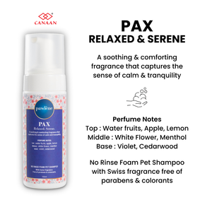 Champú para Mascotas en Espuma sin Enjuague Pawlene Pax, Ecológico, Sin Químicos, con Fragancia Suiza, Sin Parabenos ni Colorantes, Hecho en Malasia - Product Image 3