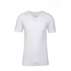 6240 unisexe CVC col en v T-shirt T femmes Premium coton T-Shirt tous les jours doux col rond T-shirt - Product Image 4
