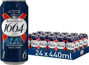 Bière Kronenbourg 1664 Blanc de qualité supérieure, 330 ml, saveur intense, en vrac, prix compétitif, bière pression à la vente - Product Image 2