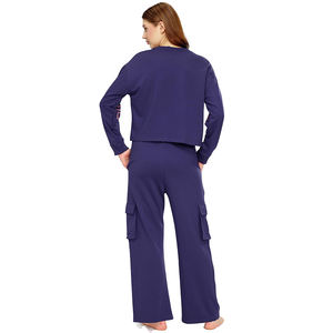 Nouvelle arrivée Ensemble de survêtements personnalisés sérigraphiés avec logo personnalisé pour femmes ensemble de survêtements pour femmes avec logo personnalisé pour l'hiver - Product Image 6