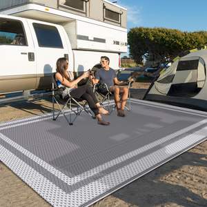 Plastique recyclé personnalisable résistant aux UV grand <span class=keywords><strong>tapis</strong></span> d'annexe Camping RV <span class=keywords><strong>tapis</strong></span> <span class=keywords><strong>de</strong></span> <span class=keywords><strong>sol</strong></span> <span class=keywords><strong>caravane</strong></span> <span class=keywords><strong>tapis</strong></span> - Product Image 1