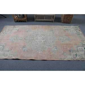 Alfombra Turca, Alfombra Vintage de 3.9x7.7 pies, Alfombra de Lana Roja - Product Image 3