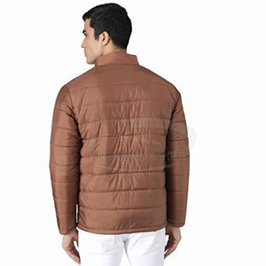 Veste polaire légère de haute qualité pour hommes col montant coupe-vent doux fermeture éclair hiver loisirs utilisation OEM Service hommes High Street - Product Image 2