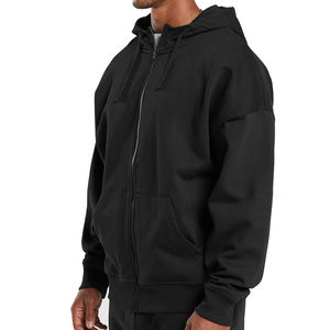 2025เสื้อฮู้ดผ้าหนาสำหรับผู้ชายเสื้อสไตล์สตรีทโอเวอร์ไซส์ผ้าคอตตอนเนื้อหนา100% เทอร์รี่เนื้อผ้าเรียบใส่โลโก้ได้ตามต้องการ - Product Image 2