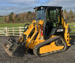 รถตักแบคโฮตีนตะขาบ JCB 1CXT-HF มือสอง รถแบคโฮขนาดเล็ก JCB 1cx รถตักล้อยางแบบสกิดสเตียร์ รถตักแบคโฮ 4 ตัน - Product Image 1
