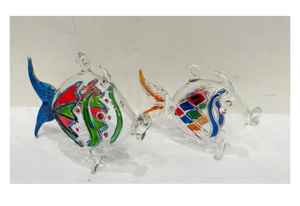 เครื่องประดับคริสต์มาสปลาเครื่องประดับต้นไม้แก้วแฮนด์เมดอียิปต์เครื่องประดับคริสต์มาสที่ไม่ซ้ำกันร้อนขายหรูหราหัตถกรรมอียิปต์ออกแบบที่ไม่ซ้ำกัน - Product Image 4