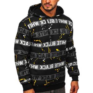 Pull à capuche à impression intégrale personnalisé pour hommes 100% Col à capuche de saison d'hiver en polyester à sublimation numérique complète - Product Image 6