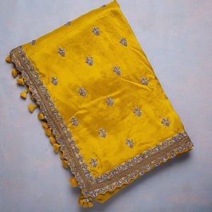 Chemisier Ethnique Exclusif Sari Boutique Export Dernier Saree en Soie Brodé pour Mariage Indien Pakistanais Meilleure Vente - Product Image 5