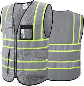Gilet de sécurité réfléchissant de haute qualité pour hommes, gilet haute visibilité pour hommes - Product Image 1