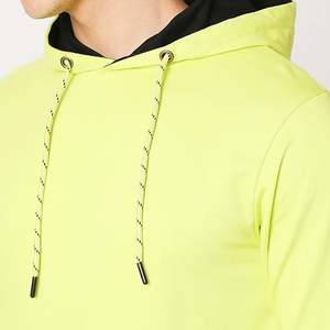 Custom Logo Breathable Tracksuit Outgoing Plain Dyed Heavyweight <b>Hoodies</b> Double Layer 100%cotton Drop Shoulder Mens Sweat Suits - Product Image 2