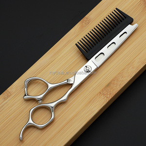 Ciseaux de barbier professionnels gaucher ciseaux de coiffure de qualité supérieure ciseaux de coupe de cheveux de Salon de coiffure - Product Image 5
