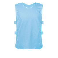 Chaleco deportivo de fútbol superventas Baberos de entrenamiento de malla Unisex personalizado multicolor Baberos de entrenamiento de ropa de fútbol más vendidos