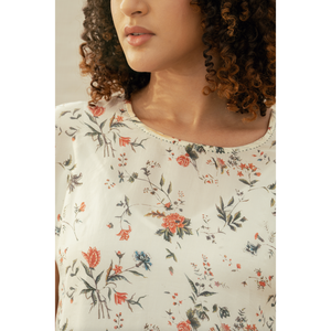 Vestido RAYNA de Seda Estampada Tejida a Mano, Estilo Boho Elegante, Cintura Elástica, Transpirable, Sostenible, Sexy, Largo hasta la Rodilla, para el Día - Product Image 3