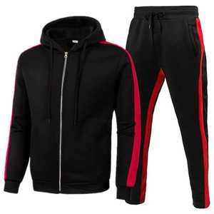 OEM personalizado Vintage sólido 100% algodón transpirable Zip-Up Regular lavado pesado chándal Unisex conjunto con capucha - Product Image 6