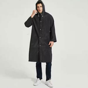 Raincoat Design 2025 Hot Sale New Custom Men Polyester <b>Pvc</b> Coating Top Selling Trendy Raincoat - Product Image 3