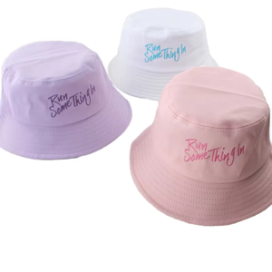 Wholesale 100% Cotton Plain Bucket Fisherman <b>Hat</b> with Custom Logo 2025 Unisex <b>Fishing</b> Casual Daily - Product Image 1