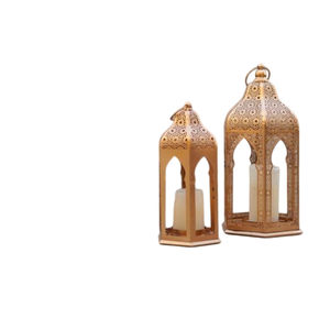 Linterna colgante elegante para Decoración de mesa del hogar, linterna de vela de estilo marroquí de Metal Premium para artículos de Hotel, linterna colgante a la venta - Product Image 3