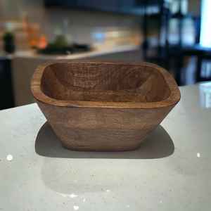 Mini bol de bougie écologique de haute qualité en bois de manguier texturé fabriqué à la main pour noël décor à la maison ferme mariage de luxe - Product Image 6