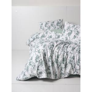 Ensemble housse de couette en flanelle Casey Petrol double taille en boîte de coton - Product Image 1