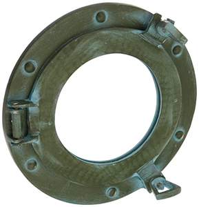 Espejo de ojo de buey de metal Nuevo espejo de ojo de buey de metal en petina Para la decoración del hogar Nuevo espejo de pared en precio al por mayor en moq bajo - Product Image 6