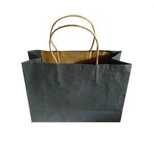 Sacs en papier personnalisés en gros / Avec poignée et logo pour l'emballage d'entreprise / de vente au détail et la promotion de la marque 2026 - Product Image 4