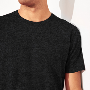 เสื้อยืดผ้าฝ้ายผ้าเจอร์ซีย์สำหรับผู้ชายเสื้อแขนสั้นผ้าสแปนเด็กซ์ระบายอากาศได้ดีไซส์ใหญ่พิเศษออกแบบได้ตามต้องการ - Product Image 4