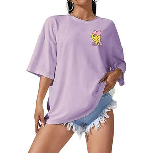 Vente en gros 100% coton T-shirt surdimensionné pour hommes Microfibre Designer Fitness Logo Crew Plus Size Streetwear pour les amateurs - Product Image 1