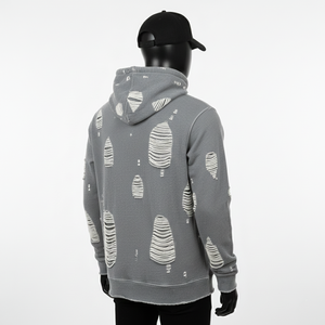 Sudadera con Capucha 100% Algodón, Fabricante de Ropa Urbana Personalizada, Diseño Vintage con Lavado Ácido, Sudadera con Capucha y Cremallera para Hombre - Product Image 4